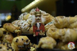 Our little friend The Nutcracker enjoying our pastries! Join him today and request a quote.